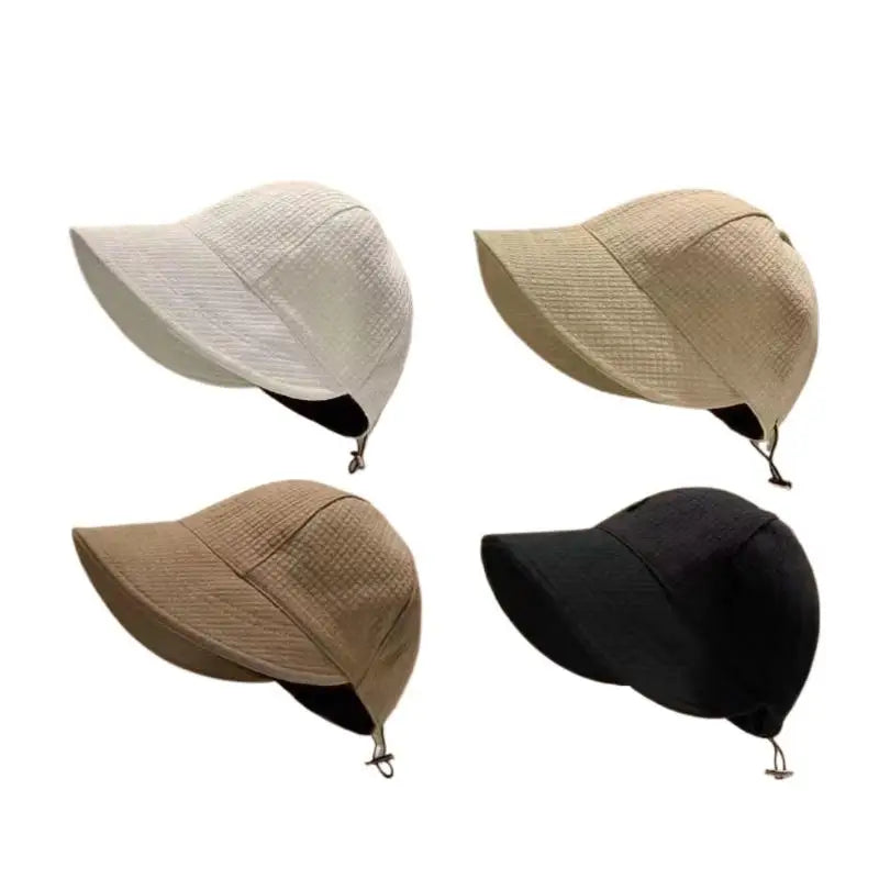 Summer Solid Color Bucket Hat for Women UV Protection Outdoor Sports Hat Casual Sun Hat Gift Lightweight Sun Protection Face Oasis Select