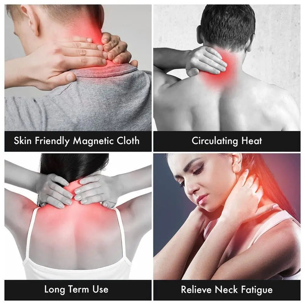 Magnetic Self-Heating Neck Brace – 5/7/9 Magnets Pain Relief Magnetic Neck Brace Oasis Select