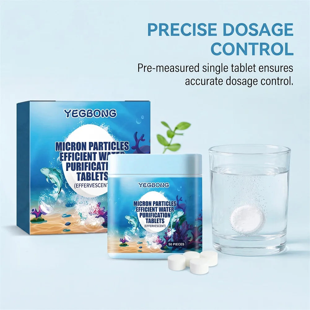 Aquarium Water Clarifier Tablets – Clears Cloudy Fish Tank Fast