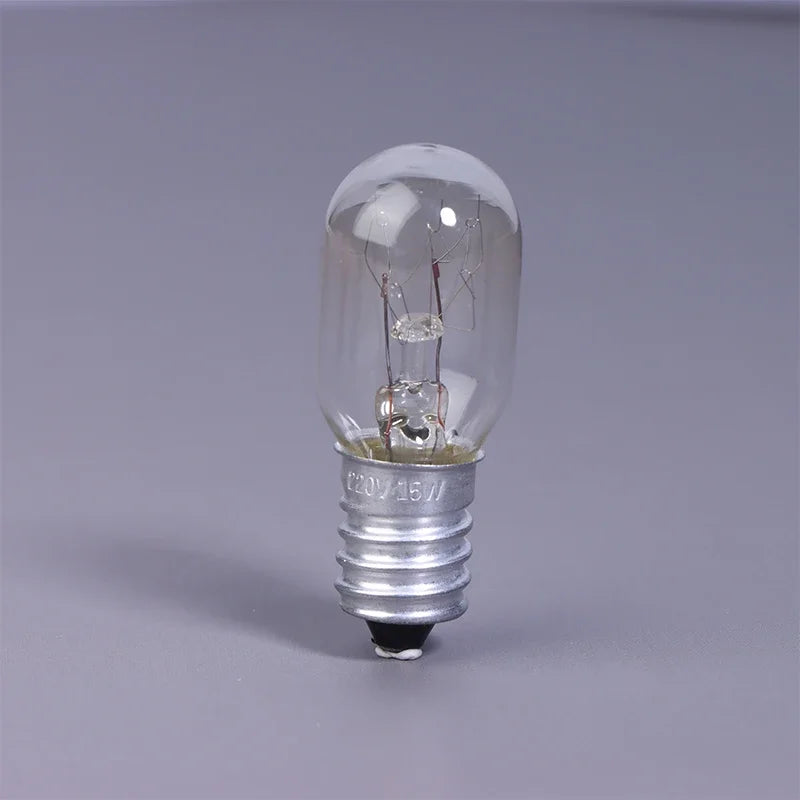 2Pcs E14 15W High Temperature Resistant Refrigerator Bulb Microwave Oven Replacement Light Toaster/Steam Bulb Light Oasis Select
