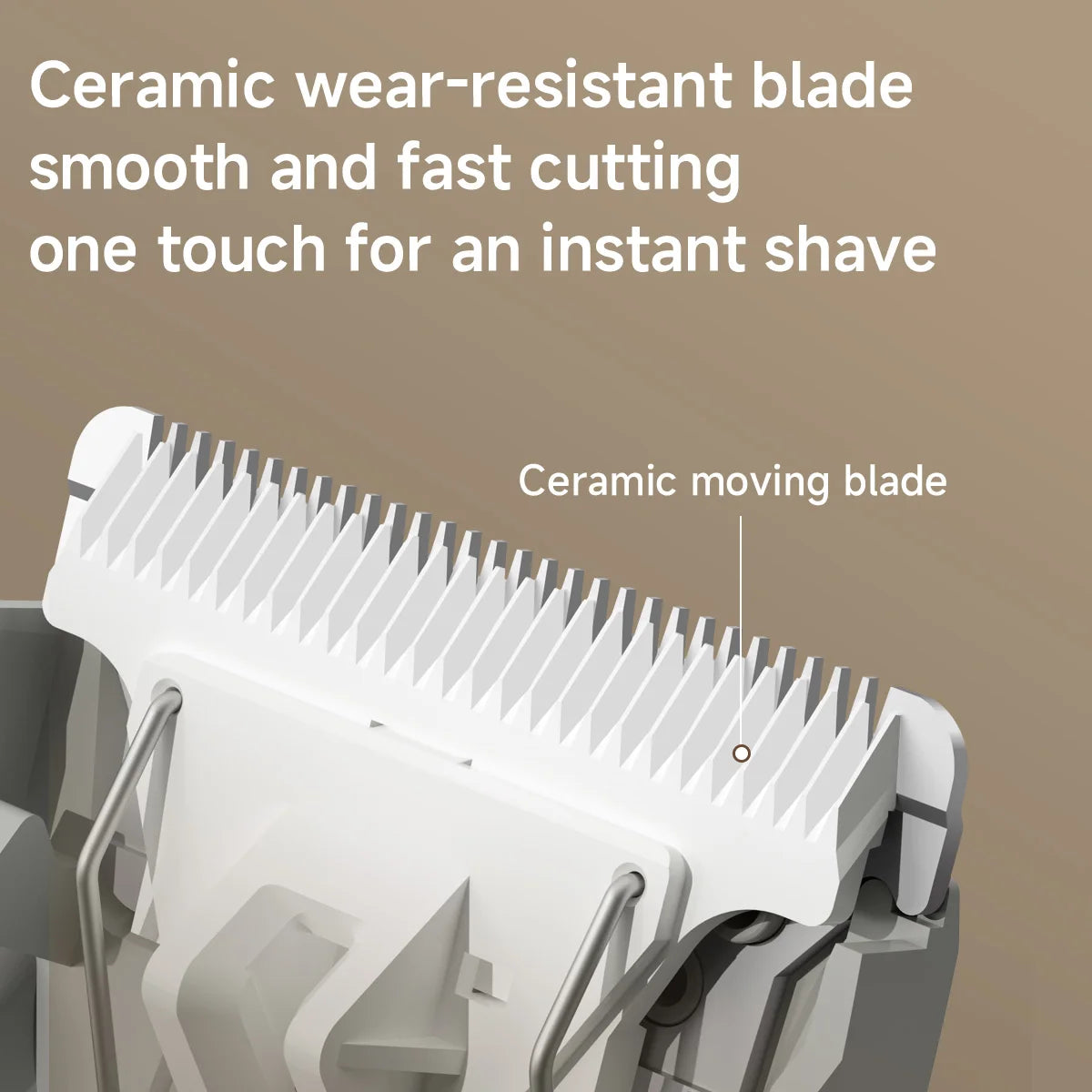 DOCO Electric Hair Clipper Trimmers Professional Cordless Type-C Charging Ceramic moving knife Haircut Adjustable Oasis Select