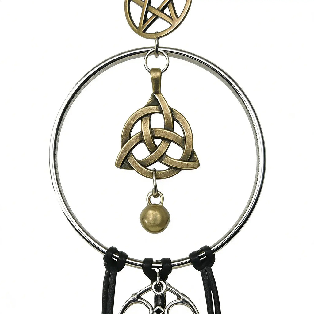 Magicals Witch Bells Wind Chimes Creative Window Ornament Hanging Pendant Handmade Hanging Witch Bells Window Door Decor Oasis Select