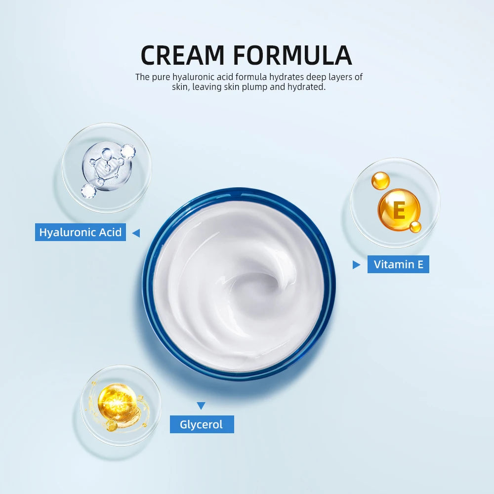 Hyaluronic Acid Gel Face Cream – Deep Hydrating Moisturizer Facial Gel Cream Oasis Select