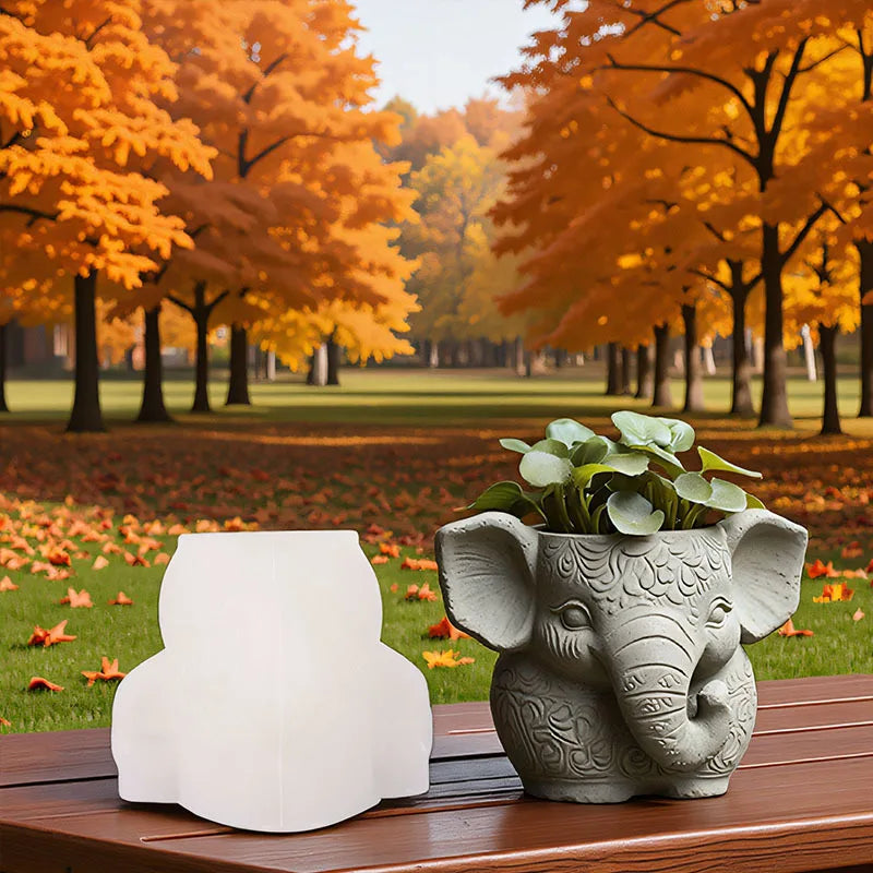 DIY Silicone Molds For Resin Casting: Aromatic Candle Cups, Vases, Storage Containers, Elephant Planters, And Plaster Cups Oasis Select