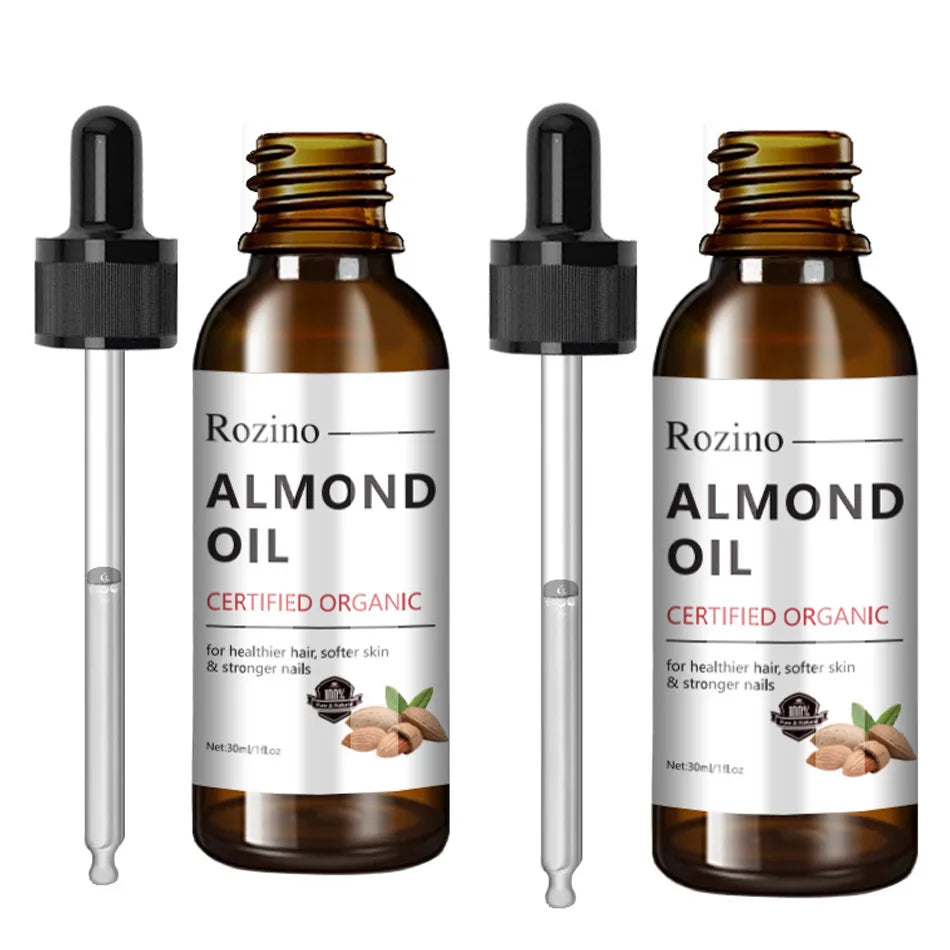 30ml Pure Sweet Almond Oil – Face, Body & Massage Carrier Oil
