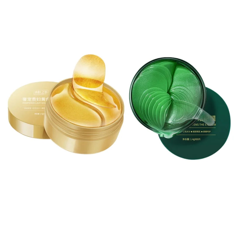 Gold Eye Patches 60pc – Collagen & Hyaluronic Acid Moisturizing