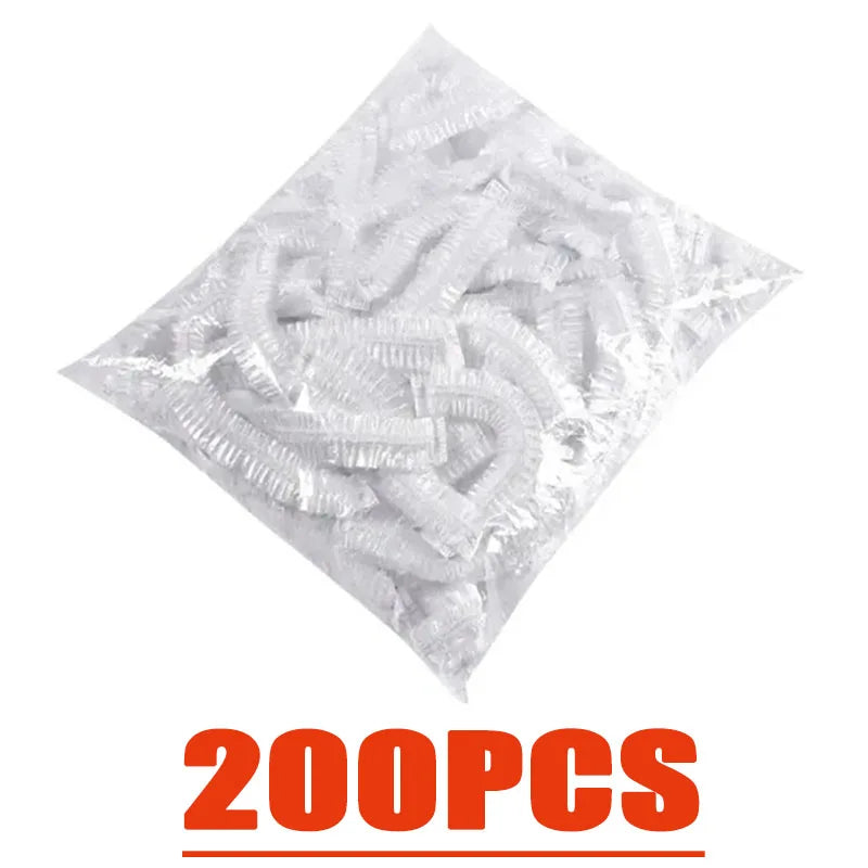 100/1500PCS Disposable Plastic Packaging, Durable Bowls With Elastic Food Lids, And Kitchen Fresh-Keeping Bags With Board Lids Oasis Select 200pcs
