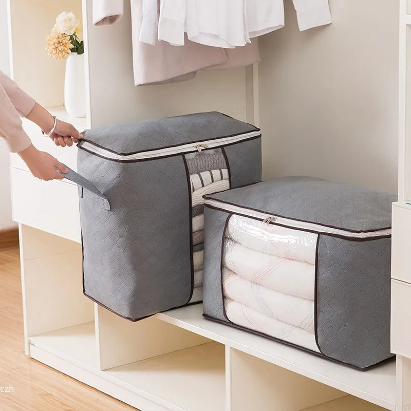 Quilt storage bag, clothing sorting bag, moving and organizing household bedding storage box, supplies Oasis Select
