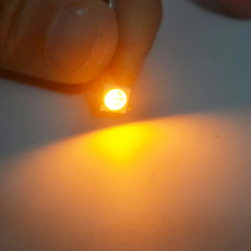 100Pcs 5050 SMD LED Chips – RGB, White & Multi-Color DIY LEDs