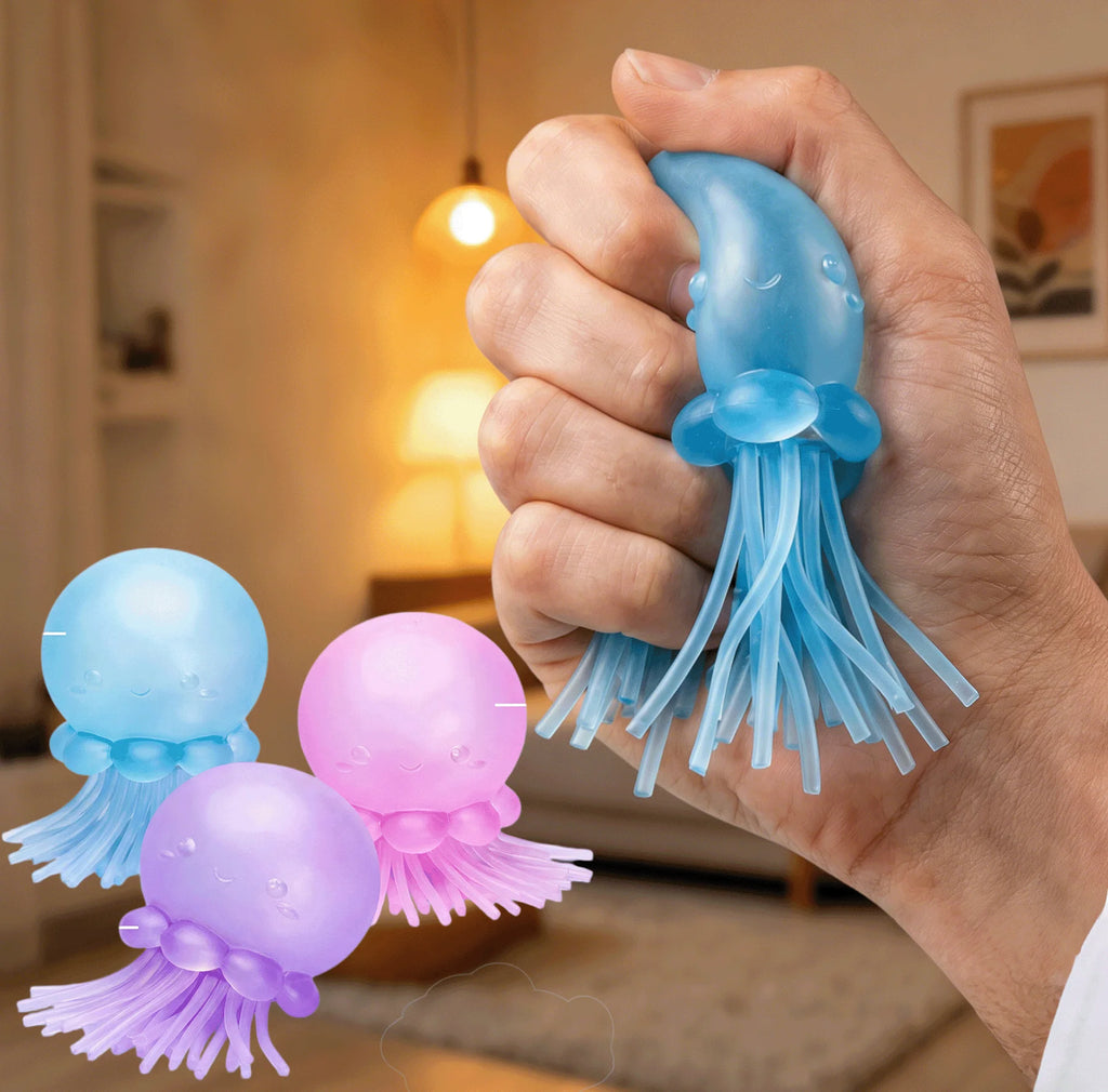 Jellyfish Squishy Stress Relief Toy – Slow Rebound Squeeze Squishy Stress Toy Oasis Select