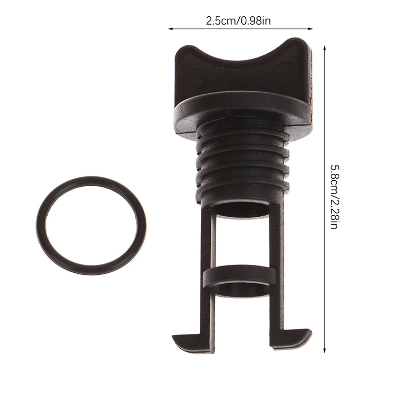 Universal 17MM Nylon Boat Marine Yacht Raft Drain Hole Standard Size Coarse Thread Bung Plug Replacements For Kayak Canoe Oasis Select