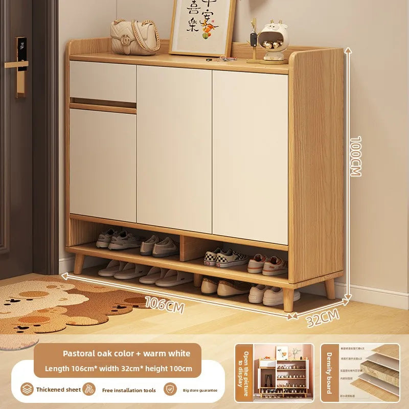 Shoe cabinet, indoor new entry locker at the entrance of the home, integrated storage shoe rack against the wall Oasis Select 106 32 100cm-A