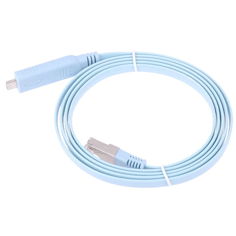 USB-C to RJ45 Console Cable 1.5m – RS232 Serial Adapter