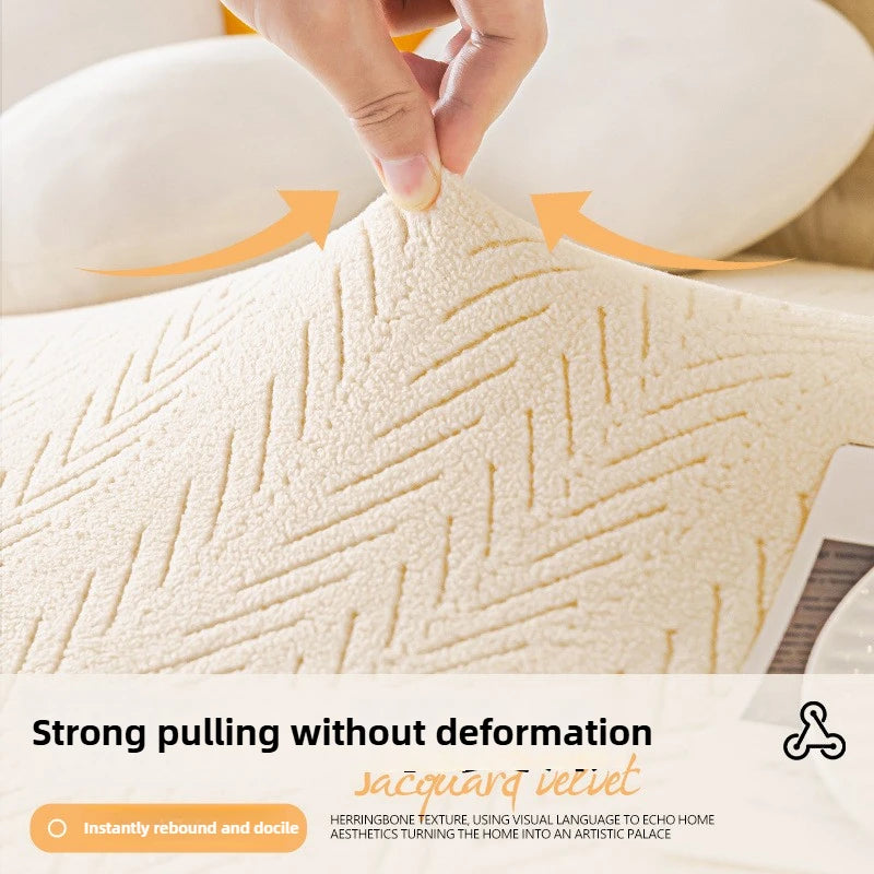 Cream-style Cat Scratch-resistant Elastic Sofa Cover Full Package All-season New Anti-slip Sofa Seat Cushion Sofa Covers Oasis Select