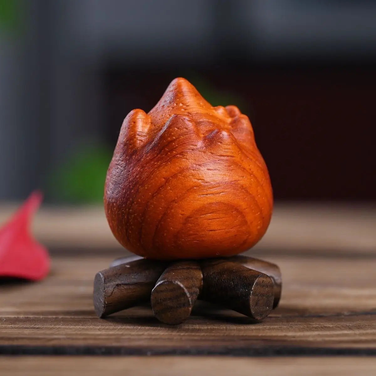 Small Flame Kasifa Wooden Ornaments Hal's Mobile Castle Super Cute Desktop Ornaments Car Interior Ornaments Home Accessories Oasis Select