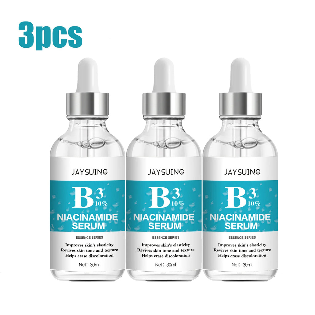 1/2/3pcs Pore Narrowing Essence Nicotinamide Serum Face Hydrating Dry Skin Pores Repair Lifting Firming Moisturizing Serum Oasis Select 3pcs