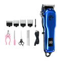Professional Cordless Electric Dog Cat Hair Clipper - USB Rechargeable, Low Noise, LED Display, Pet Haircut For Small Large Dogs Oasis Select 02