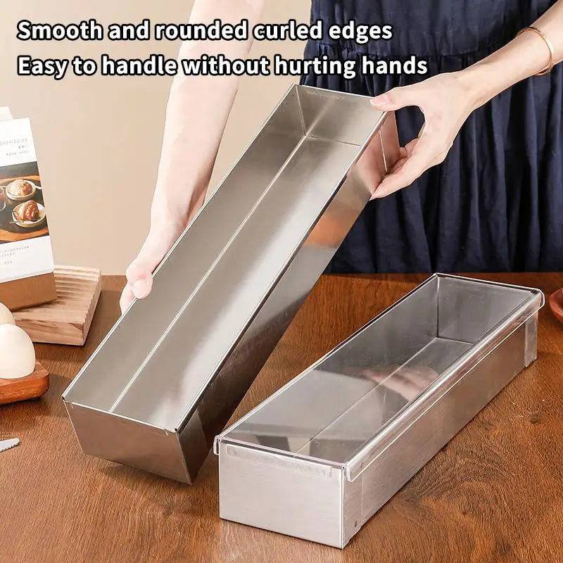 High Quality 40cm Thickened Stainless Steel Tiramisu Cake Mold Rectangular Square Fixed Mold Oasis Select