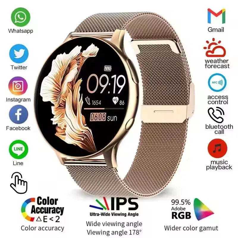 Ola Esporte Women's Smartwatch – Bluetooth Call, GPS & Health Track