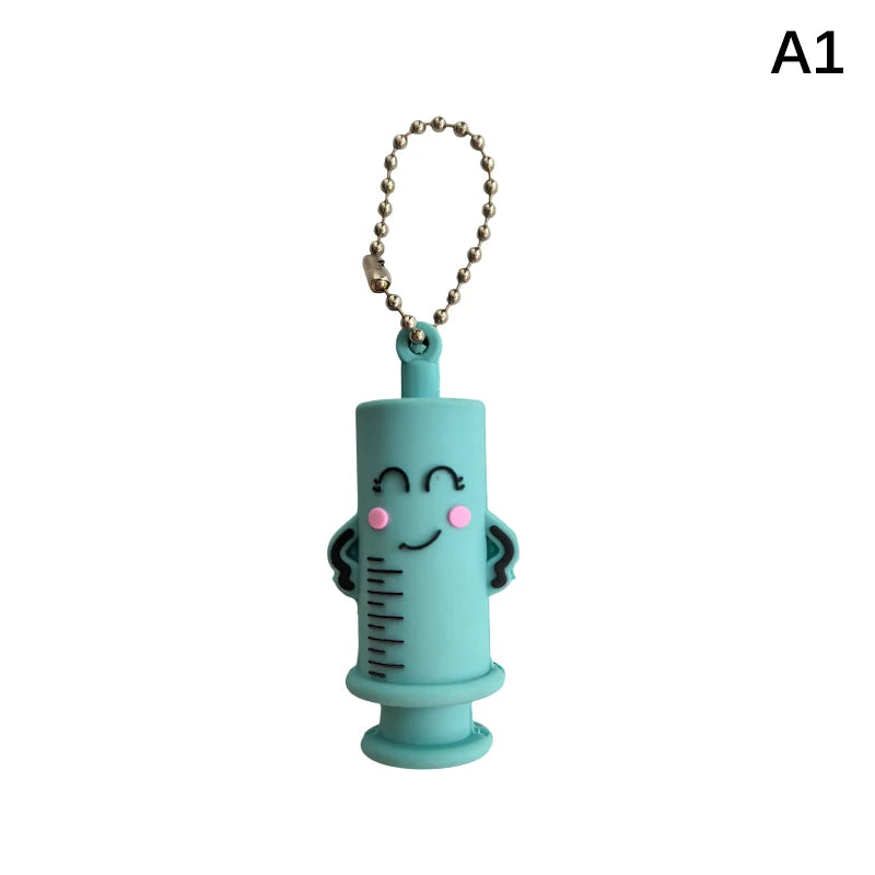 Syringe-Shaped Ampoule Bottle Opener Keychain for Nurses And Doctors Medication Vial Breaker Tool Oasis Select A1