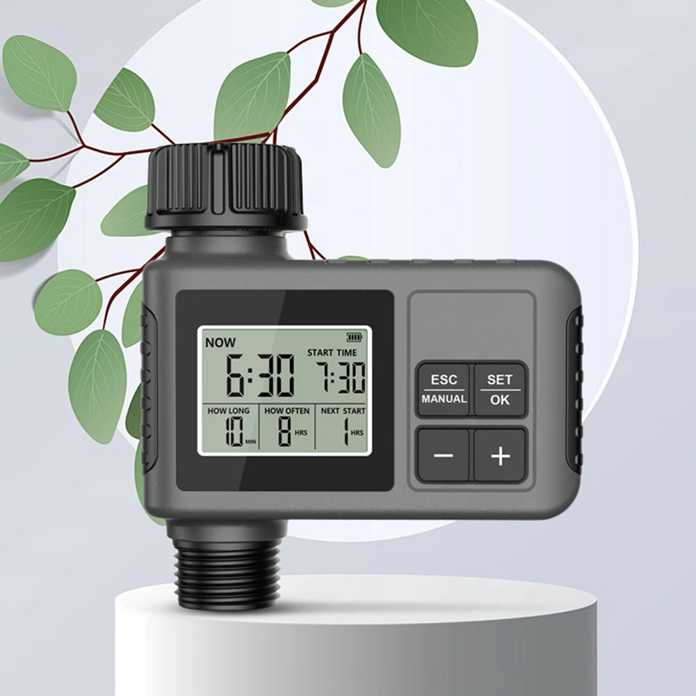 Intelligent Irrigation Timer For Garden Watering Control With Child Lock And Manual Mode ABS Weatherproof Hose Faucet Valve Oasis Select 1pcs
