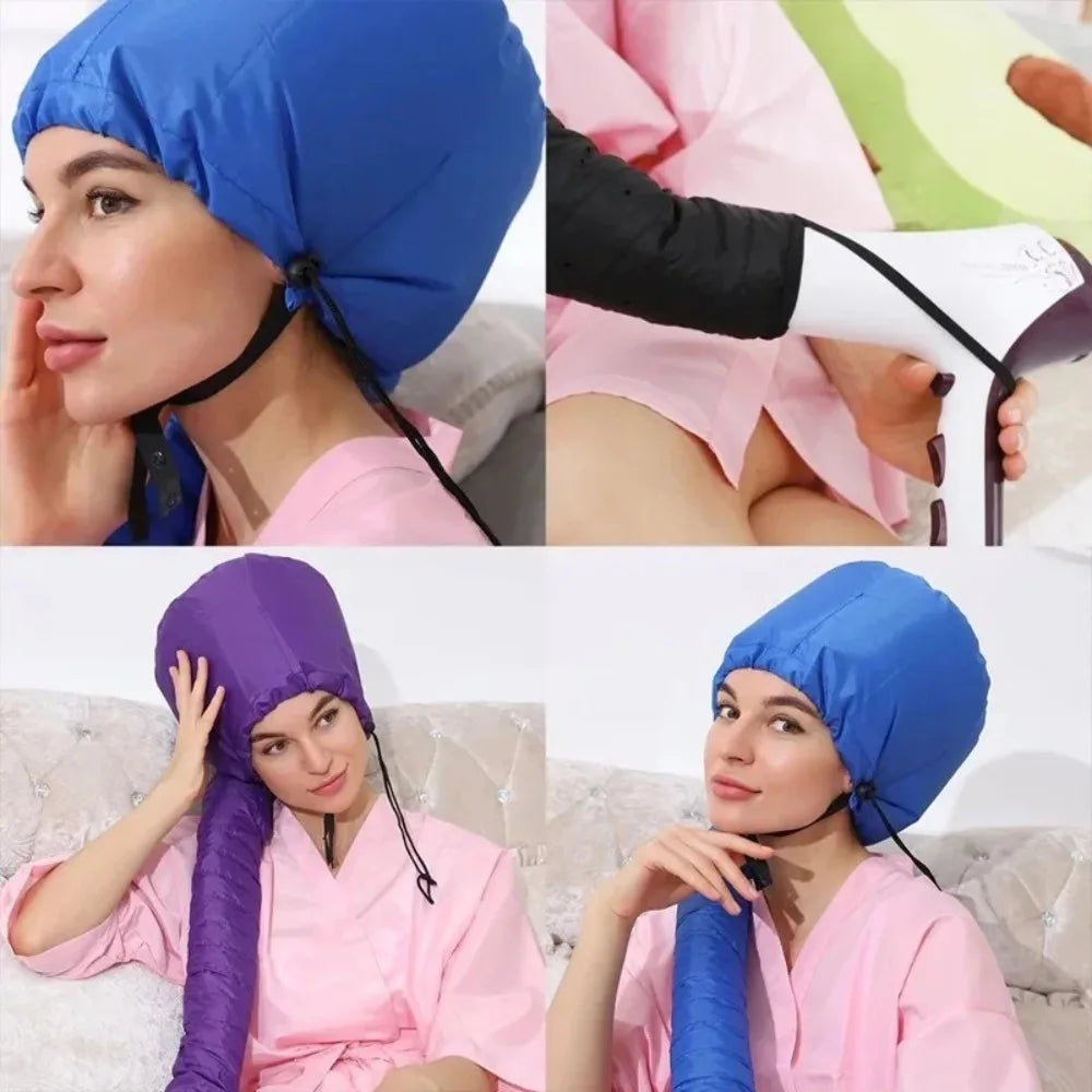 Hooded Hair Dryer Bonnet – Natural Hair Deep Conditioning Travel Hair Dryer Bonnet Oasis Select