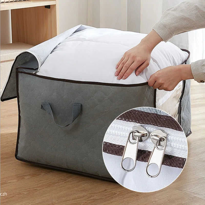 Quilt storage bag, clothing sorting bag, moving and organizing household bedding storage box, supplies Oasis Select