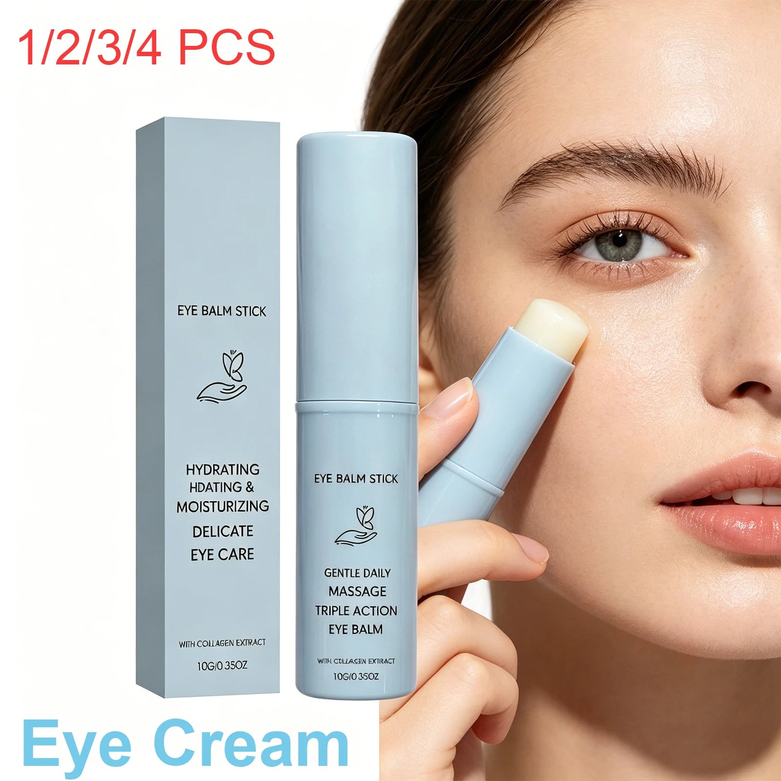 2026 New Collagen Eye Cream Stick Lifting Firming Hydrating Eye Balm Fine Lines Dark Circles Eye Balm Firming Eye Serum Stick Oasis Select