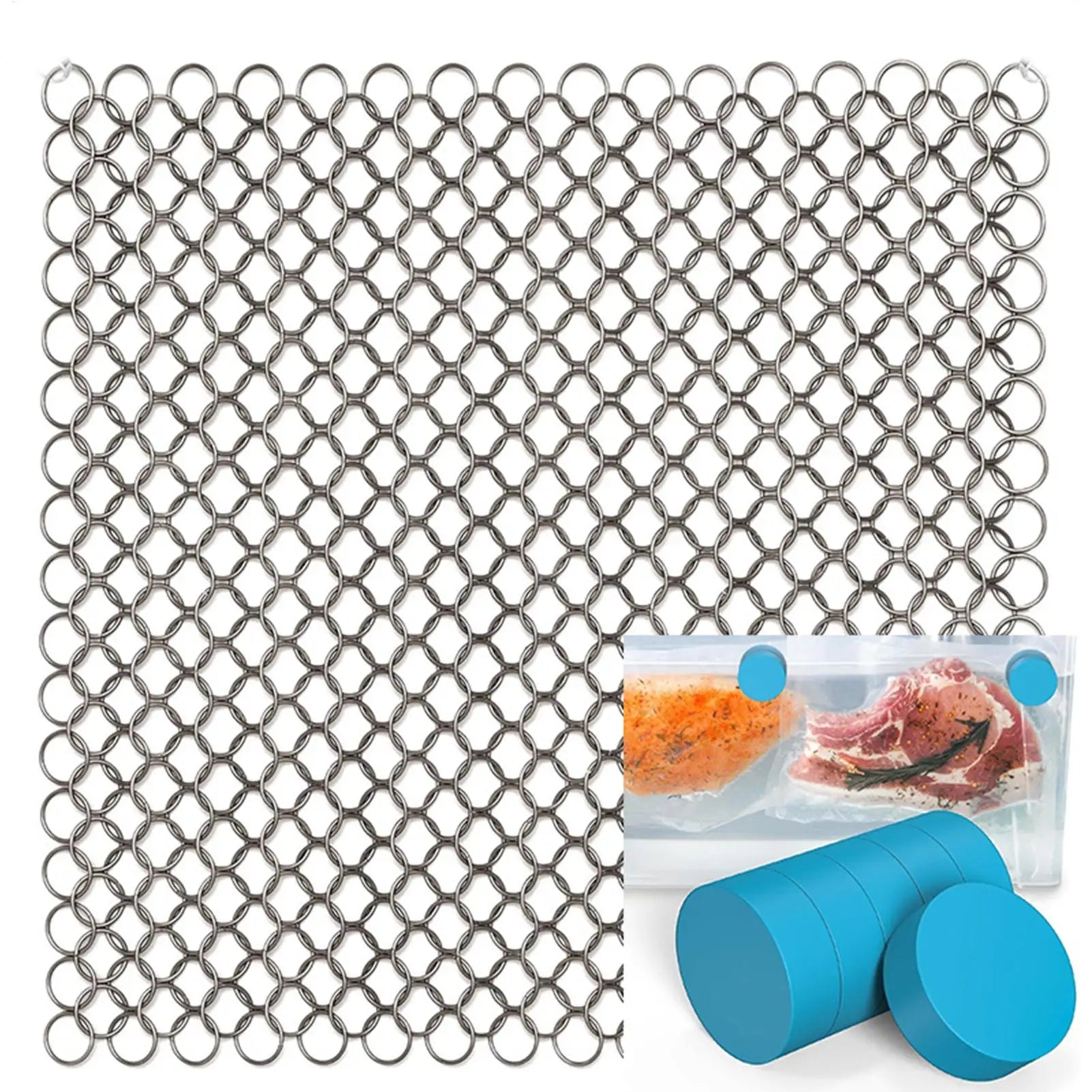 Sous Vide Sinker Weight Food Stainless Steel Mesh Net Evenly Cook Sous Vide Cooking Accessory Immersion Bag Kitchen tools Oasis Select