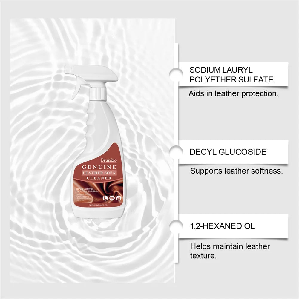 Professional Leather Cleaner & Conditioner Spray – 237ml