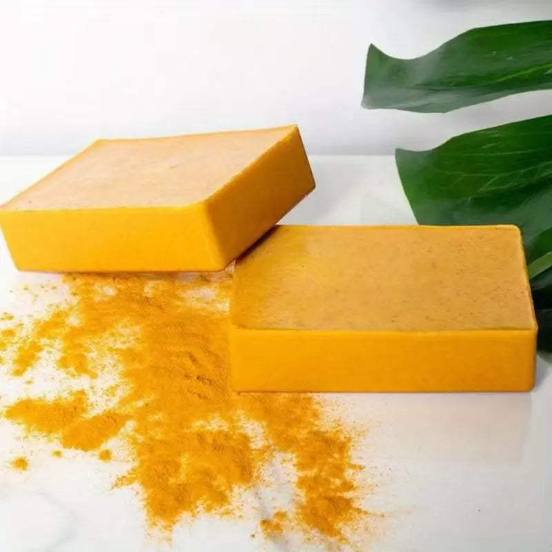 Turmeric soap, lemon soap, kojic acid granule soap, ginger handmade cold soap, face washing and hand washing soap Oasis Select