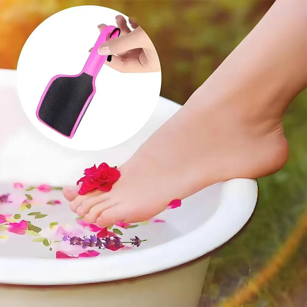 U Shaped Curved Foot File Foot Callus Remover Double-Sided Colossal Foot Rasp Callus Remover Grit Exfoliates Removes Dead Skin Oasis Select