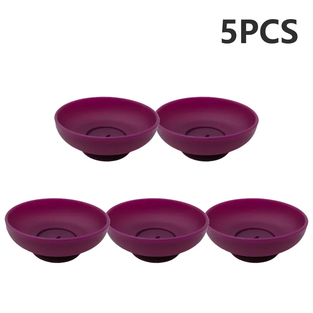 5Pcs Drip-Proof Popsicle Rack Silicone Anti-Drip Ice Cream Bracket Reusable Portable Popsicle Protector for Kid for Summer Days Oasis Select Purple 5PCS spain