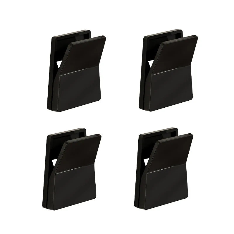 Kitchen Rubber Glove Holder Dishwashing Gloves Hook Rag Towel Clip Organizer Household Cleaning Hanger Rack Accessories Oasis Select 4pcs black
