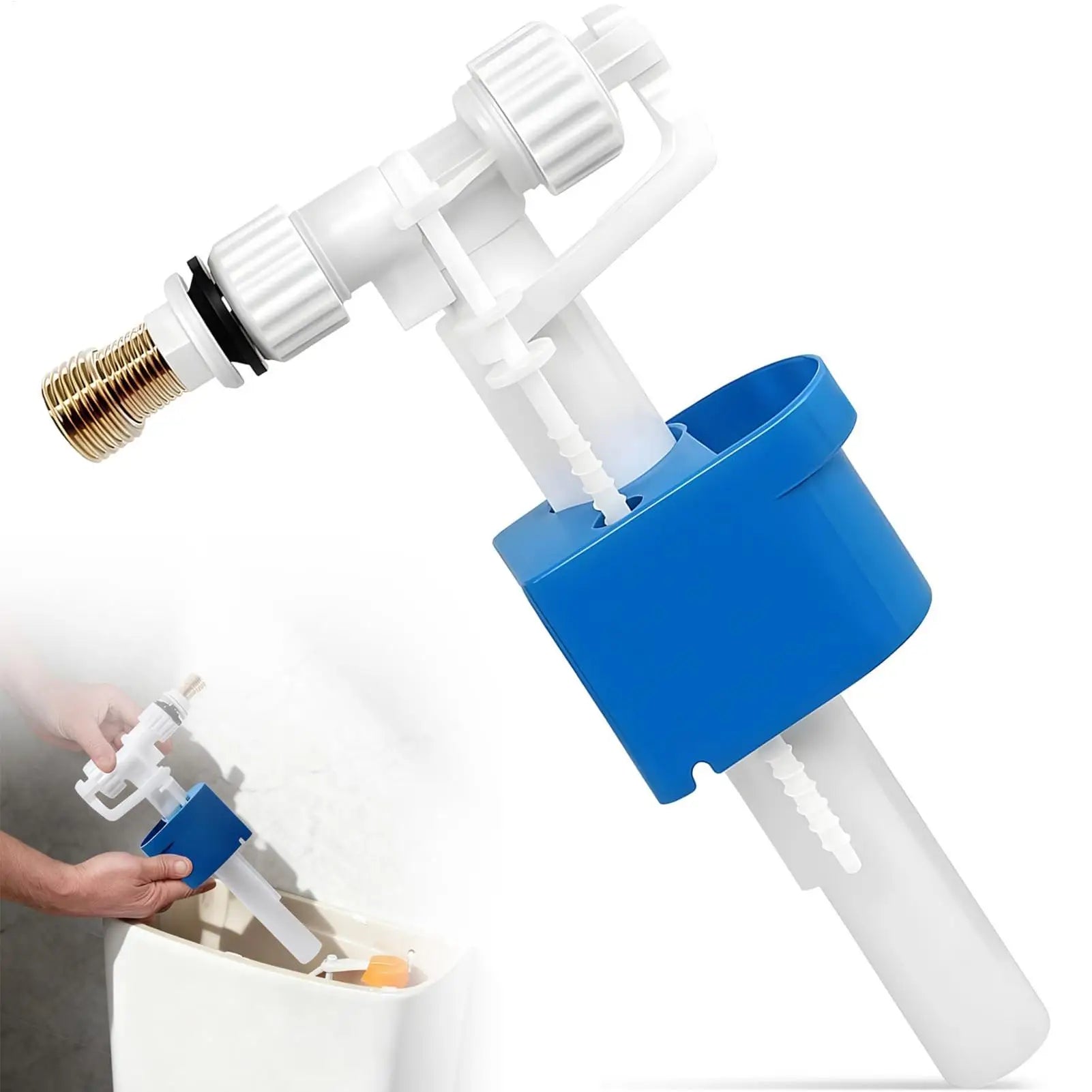 Toilet Parts Toilet Inlet Shaft Repair Float Valve Toilet leak-proof Side entry toilet inlet valve for most standard toilets Oasis Select