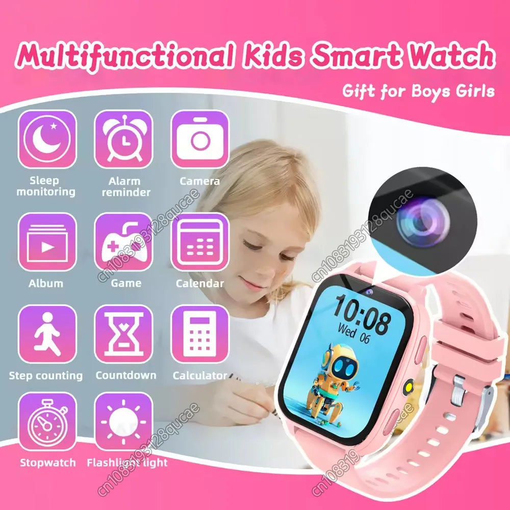 Kids Smart Watch – HD Camera, 22 Games & Sleep Tracker