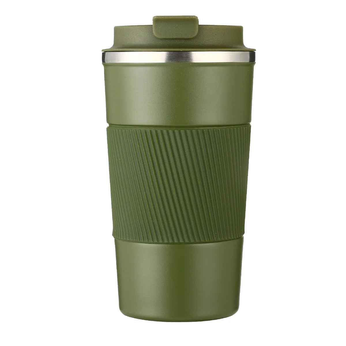 380/510ML Stainless Steel Travel Mug, Double-Walled Vacuum Cup, Ideal for Hot and Cold Beverages, Gym, and Car Use Holiday Gift Oasis Select Army Green 380ml