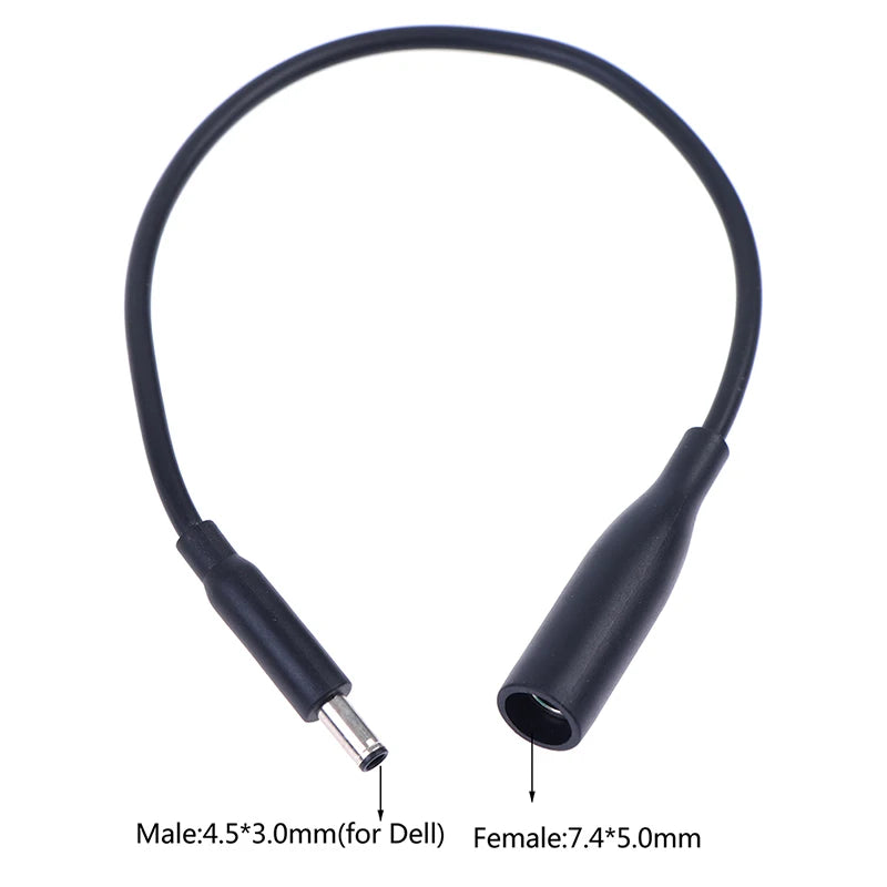 DC Power Charge Converter Adapter Cable Cord 7.4*5.0mm Female to 4.5*3.0 mm Male Oasis Select