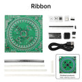 LQFP64 SMD Soldering Practice Board Kit Type-C Interface Flowing Lamp Practice Board PCB Welding Practice Kit Oasis Select With cable