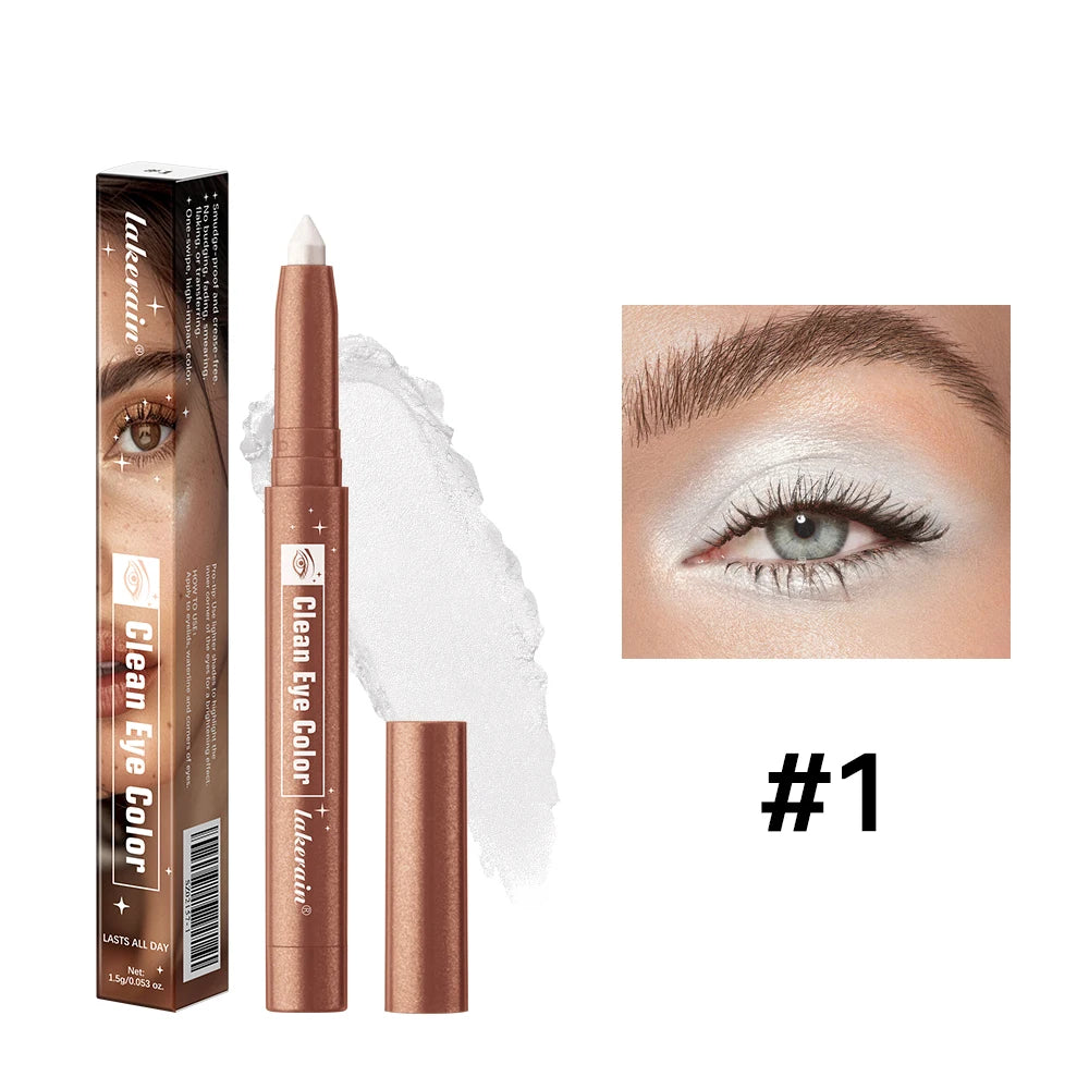 Lakerain Eyeshadow Sticks Ultra Creamy Lightweight Buildable Formula Smudge-Proof Long-Lasting Eye Color Oasis Select 1