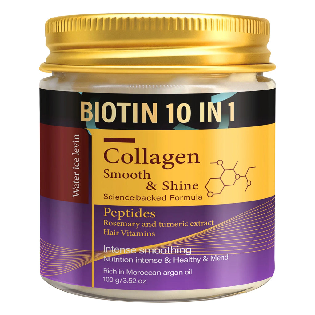 Collagen & Keratin Hair Mask – Biotin 10-in-1 Repair Formula Keratin Hair Mask Oasis Select Nourishing