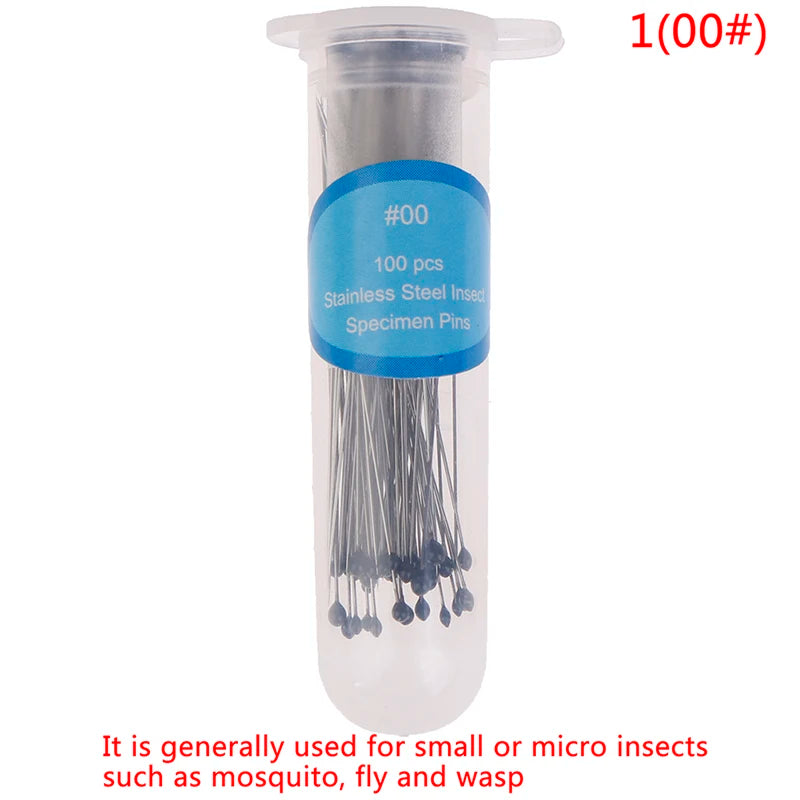 100Pcs Stainless Steel Insect Pins for School Lab Entomology Research - Educational & Scientific Specimen Needles Oasis Select 100
