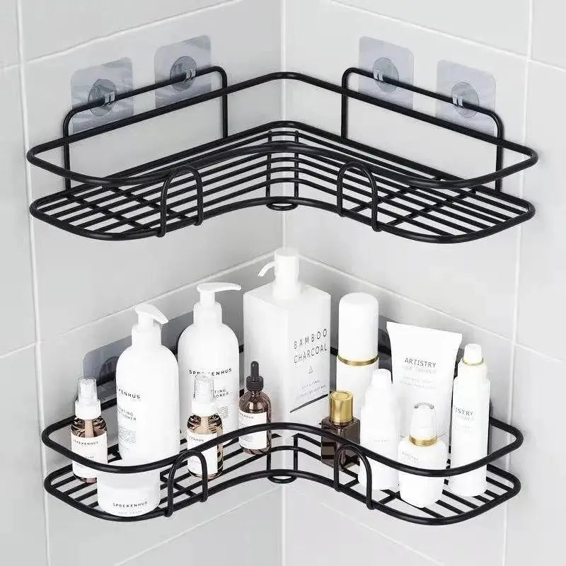 Bathroom Metal Shelves No-Drill Bathroom Organizer Cleaning Supplies Organizer Kitchen Supplies Storage Bathroom Accessories Oasis Select