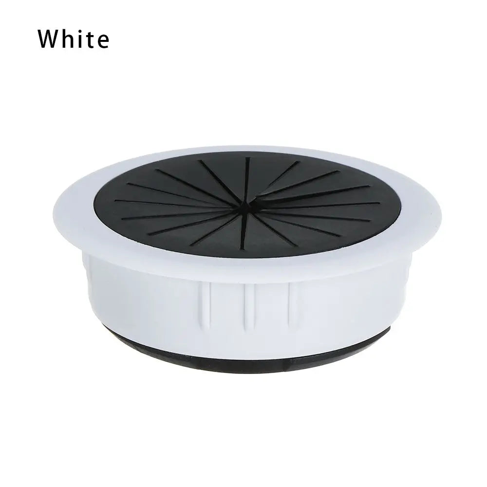 Practical Organizer Buckle Line Office Wire Hole Cover Computer Grommet Line Box Desk Table Cable Fastener Oasis Select white