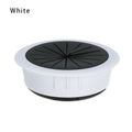 Practical Organizer Buckle Line Office Wire Hole Cover Computer Grommet Line Box Desk Table Cable Fastener Oasis Select white