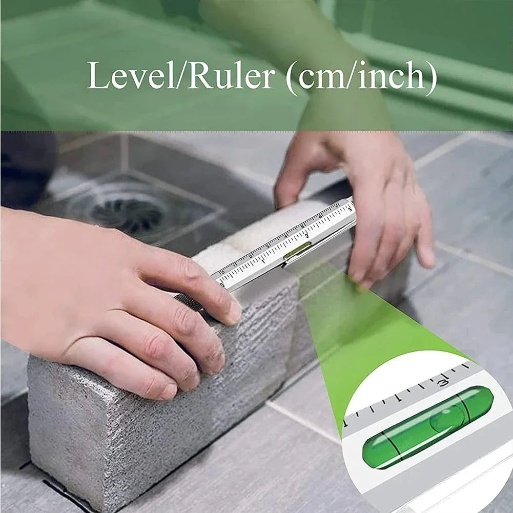 7-in-1 Stylus Pen | Screwdriver, Ruler, Level & Ballpoint