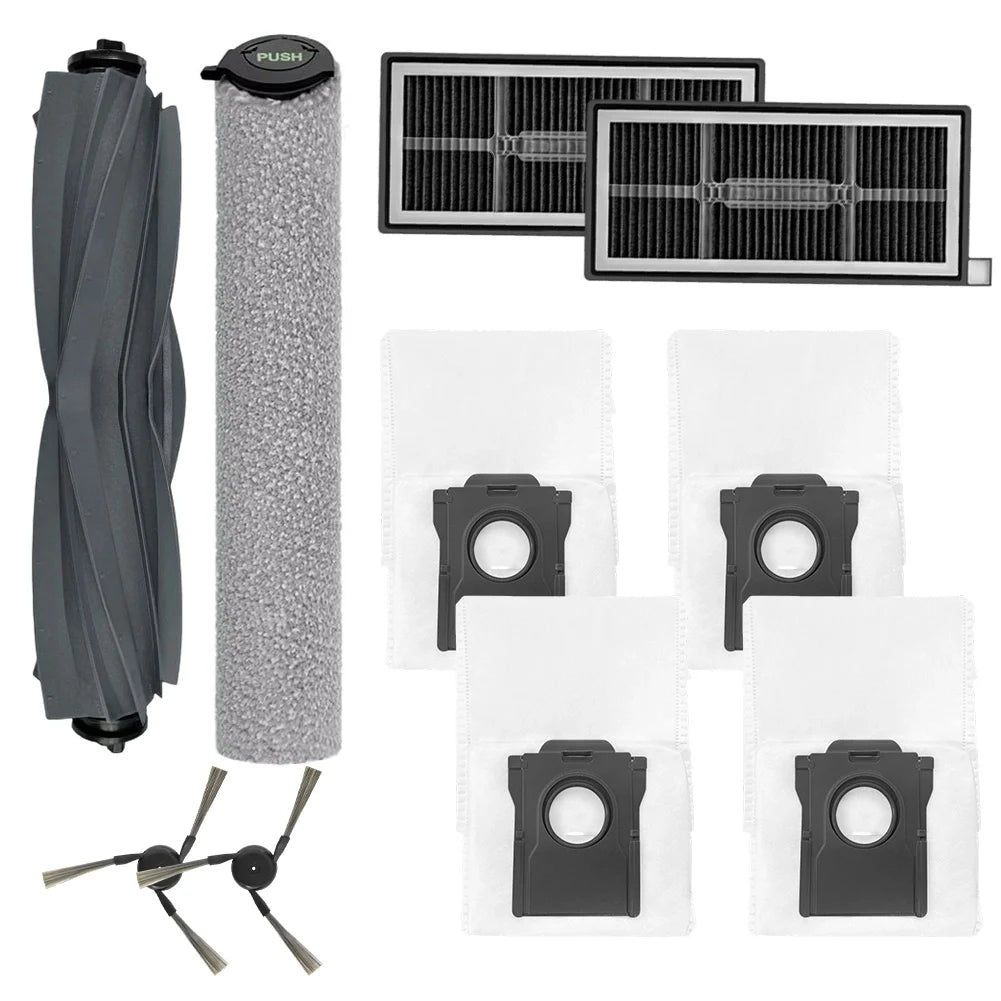 Main Side Brush Roller Mop Cloth Filter Kit For MOVA S70 S70 Ultra S70 Pro Robot Vacuum Cleaner Replacement Parts Accessories Oasis Select A