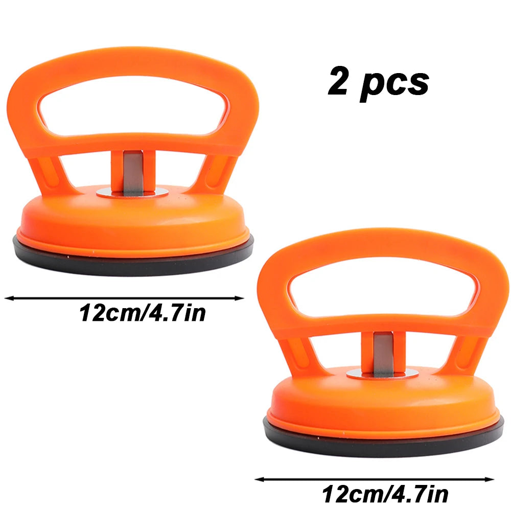 1/2 strong suction cups, car glass removal and repair, car dents, tiles, phone repair tools, ceiling, renovation tools Oasis Select Orange large 2pcs