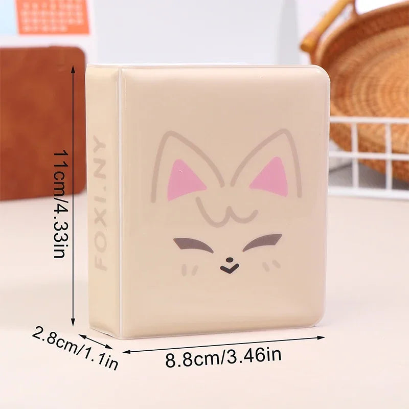 Cartoon Animals 3 Inch Album Star Photo Small Card Storage Album Cute Idol Picture Postcard Kpop Card Binder Card Book Oasis Select