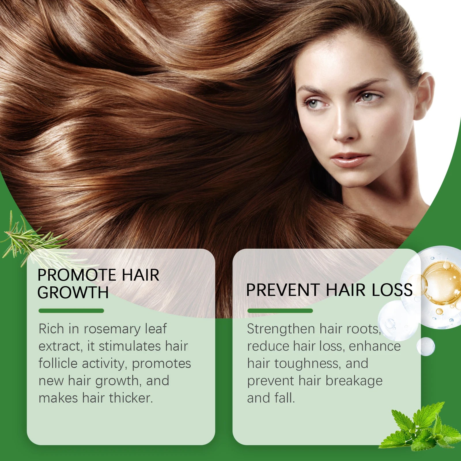 HOEGOA Rosemary Hair Growth Spray – Anti-Baldness Scalp Treatment Hair Growth Spray Oasis Select